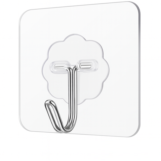 Masota Heavy Duty Self-Adhesive Wall Hooks – Damage-Free, Waterproof (Pack of 10, 15, 20 Pcs)