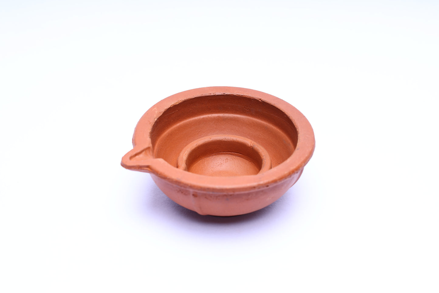 Terracotta Clay Diya Lamp with Lid / Cover – Handmade Oil Lamp for Puja & Festivals