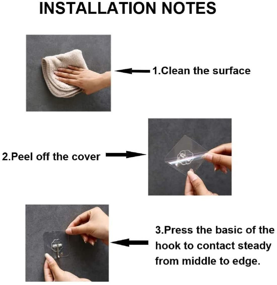Masota Heavy Duty Self-Adhesive Wall Hooks – Damage-Free, Waterproof (Pack of 10, 15, 20 Pcs)